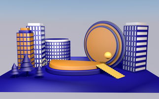 C4D第一個簡易場景制作指南